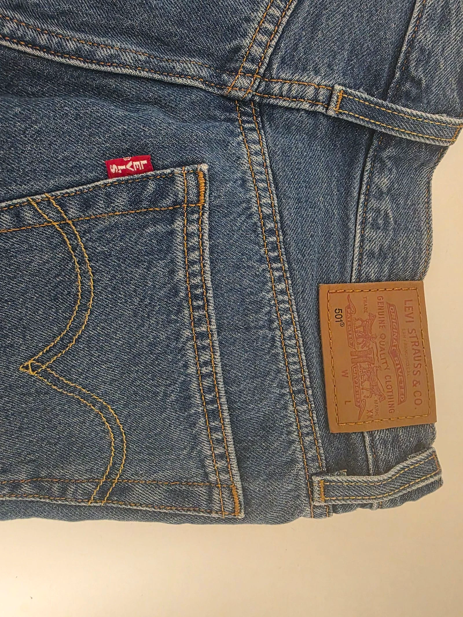 ✨ Shorts Levi's 501 Original Premium | Talla W25 | Vaquero | Como nuevos – photo 4